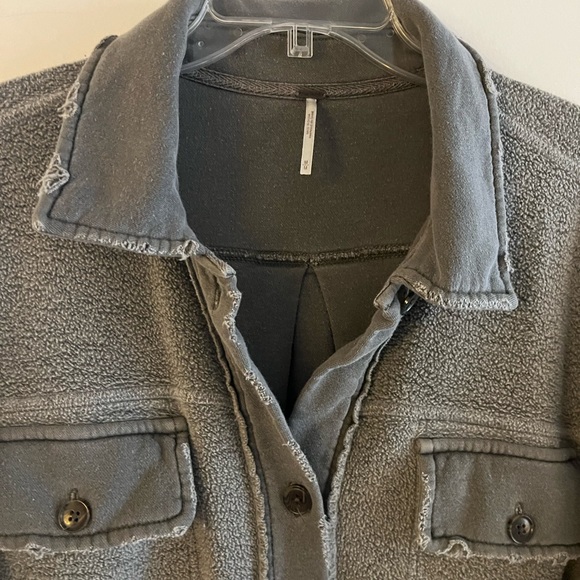 Free People Ruby Jacket in Eucalyptus Oak - Picture 4 of 6